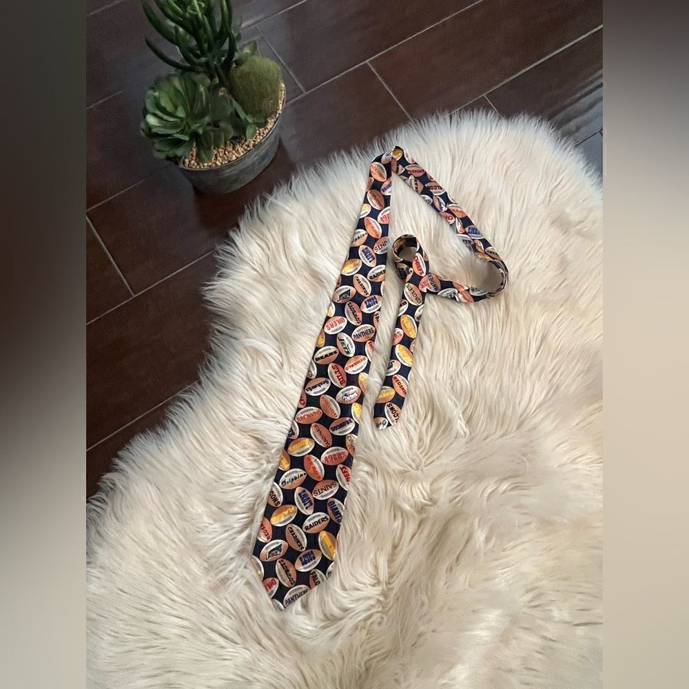 NFL Team Football Novelty Silk Tie